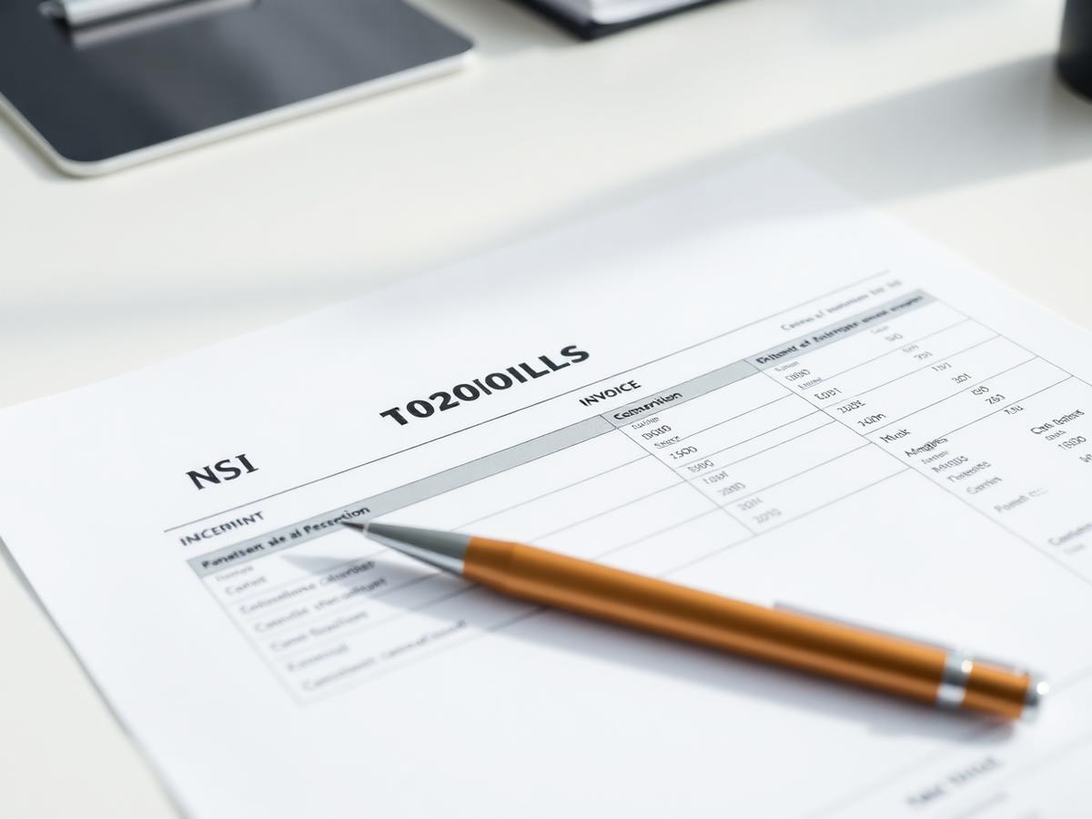 Invoice and customs paperwork
